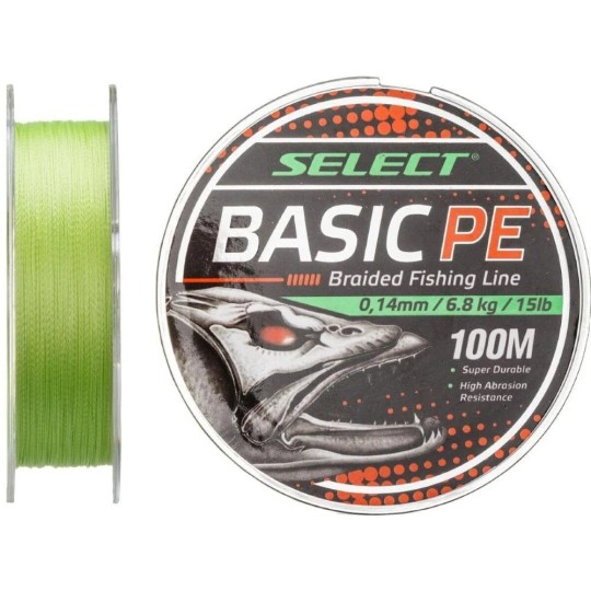 Braid PE 4 Strands Light Green - Light Fishing Perch and Trout