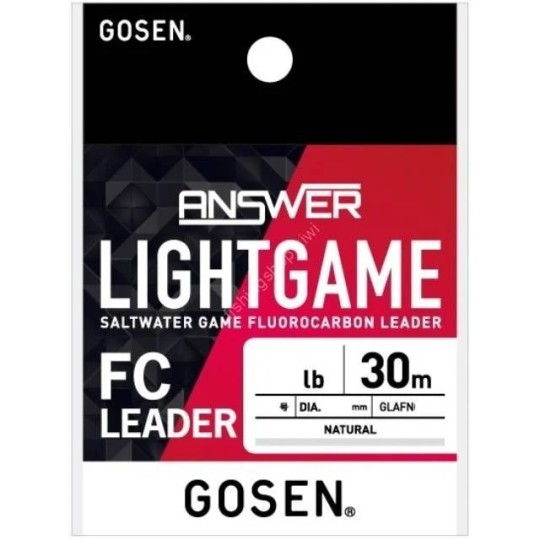 Fluorocarbon Gosen Answer FC Lightgame 30 m