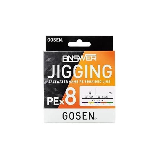 Geflochtene Angelschnur Gosen Answer Jigging X8 300m Mehrfarbig