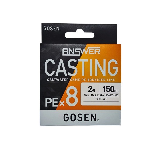 GOSEN Answer Casting X8 200m - 8 Strand Long Distance Casting