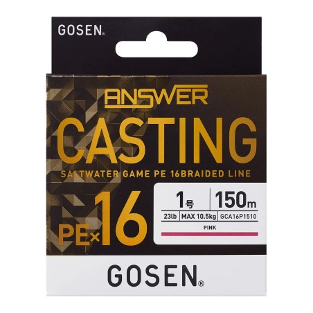 Braid Gosen Answer Casting X16 Light Green 150m