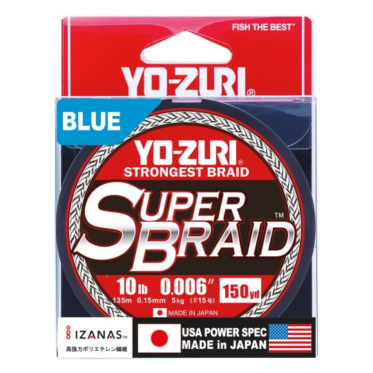 Tresse Yo-Zuri Super Braid 137 m | PE 8 brins