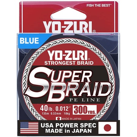 Tresse Yo-Zuri Super Braid 275m | Discrétion & lancer