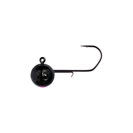 Cabeza plomada Monkey Lures Monkey Hook Black 1/0