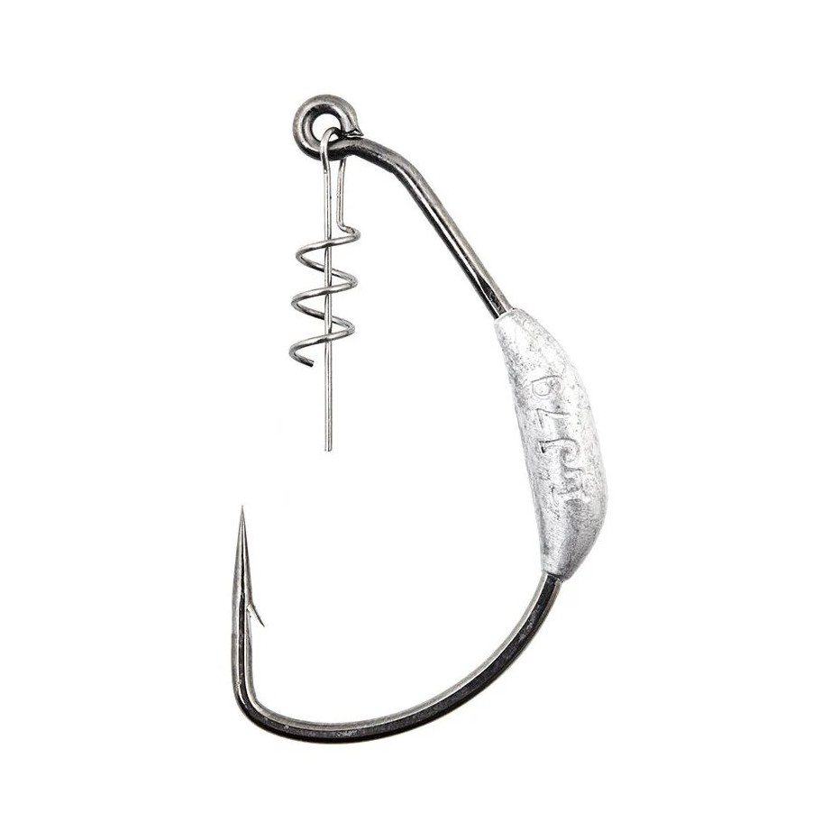 Haken Texan bleiiert Lucky John Screw Wide Gap LJH357