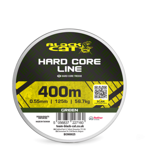 Braid Black Cat BC Hard Core Line Green - 400 m