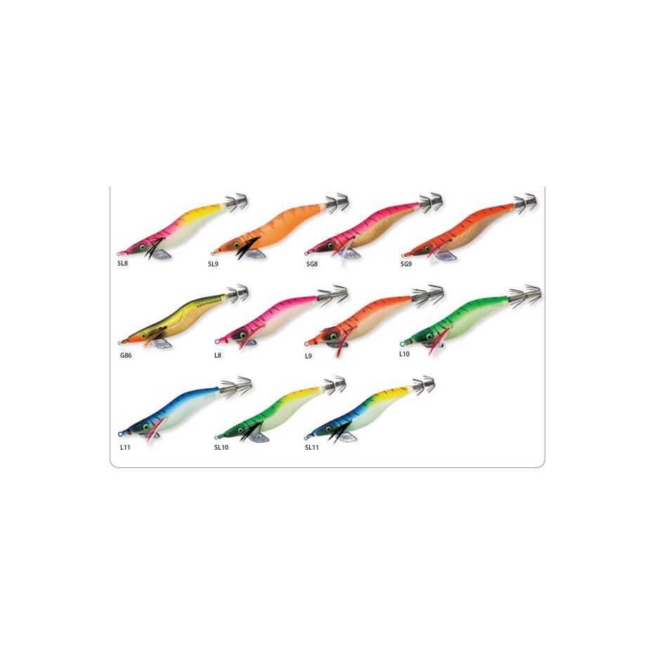 2024 en gros 14g 28g 40g 60g 80g lumineux squid calmar jig leurre pêche 5  couleurs leurre avec crochet #011