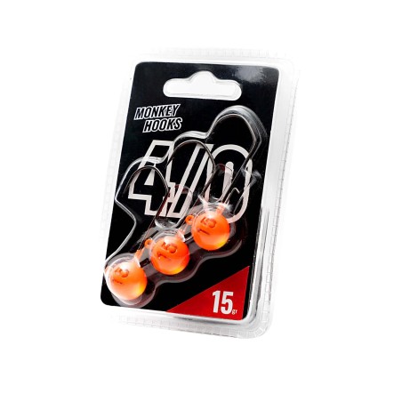 Jigköpfe Monkey Lures Hook Orange 4/0