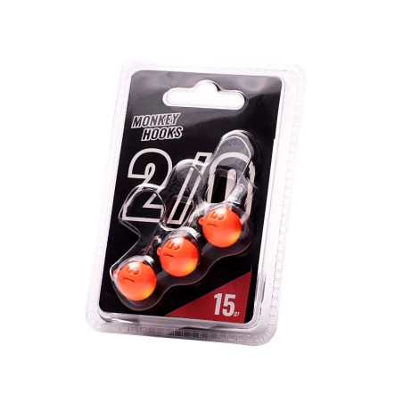 Jigköpfe Monkey Lures Hook Orange 2/0