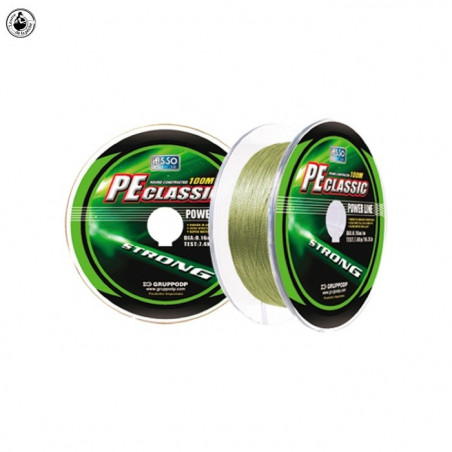Hilo Trenzado Asso PE Classic 130m - Redonda - Resistente a la abrasión