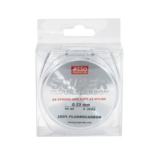 Fluorocarbono Asso Super Fluorocarbono - 50m