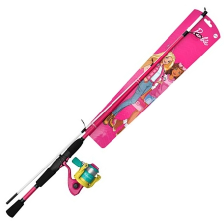 Combo Spinning Shakespeare Mattel Barbie | Kit pesca para niños