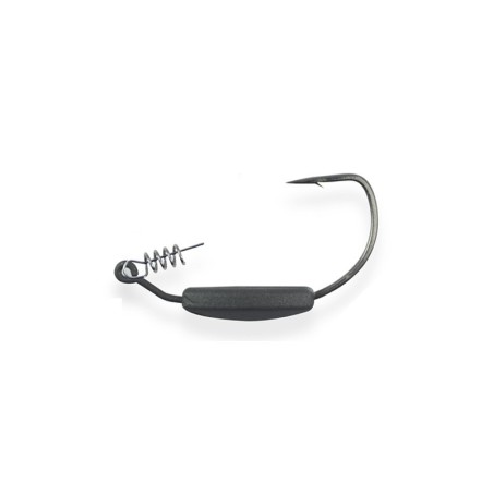 Haken texaner Bleiierter Körper Leaf Scratch Tackle - Hecht / Black Bass