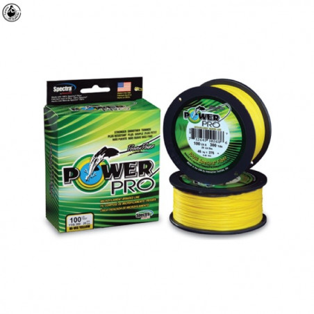 Hilo Trenzado Power Pro Amarillo - Bobina de 455m - A granel