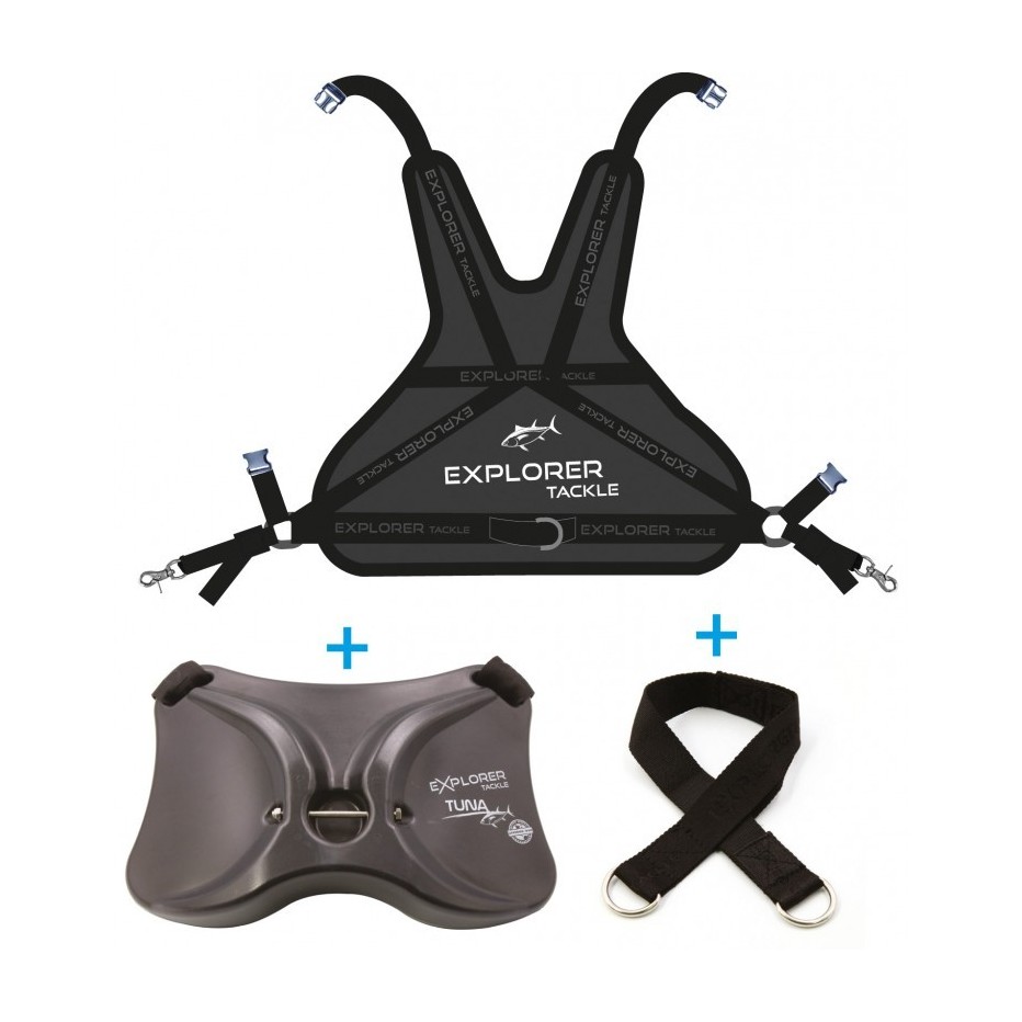Combo baudrier harnais Explorer Tackle Dorsal + Tuna