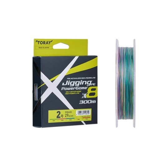 Braid Toray Power Game X8 Jigging 300 m