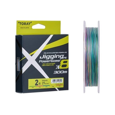 Braid Toray Power Game X8 Jigging 300 m
