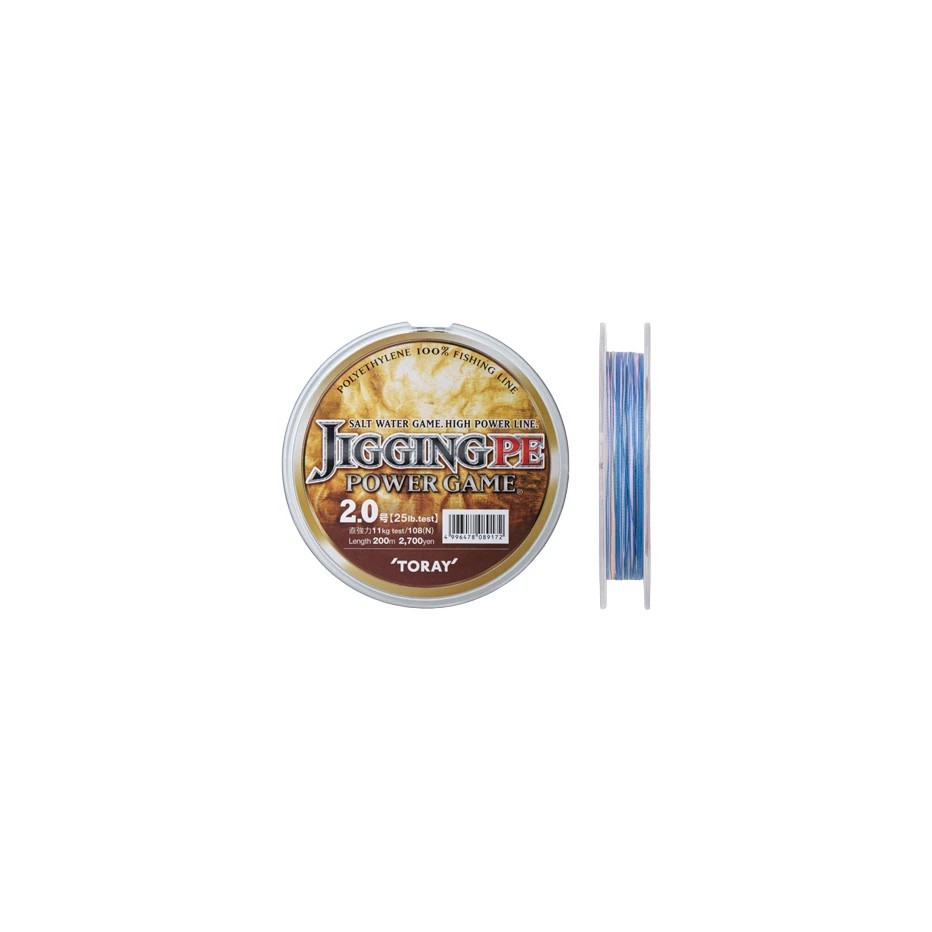 Braid Toray Power Game X4 Jigging 200 m