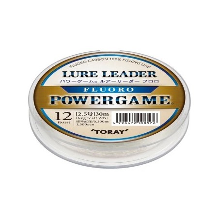 Fluorocarbone Toray Power Game Lure Leader 30m