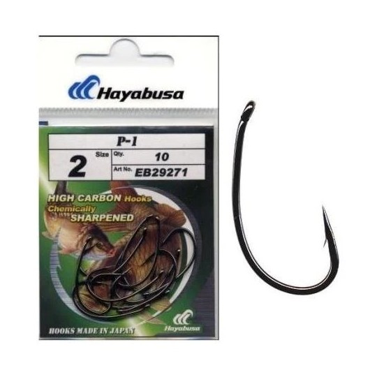 Anzuelo Simple Hayabusa P-1 NRB - Carpa