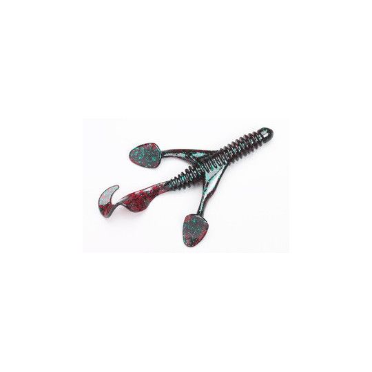 Señuelo vinilo Lake Fork Fork Creature 13cm - Black Bass