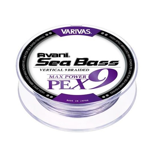 Geflochtene Angelschnur Varivas Seabass Max Power PE X9 150m
