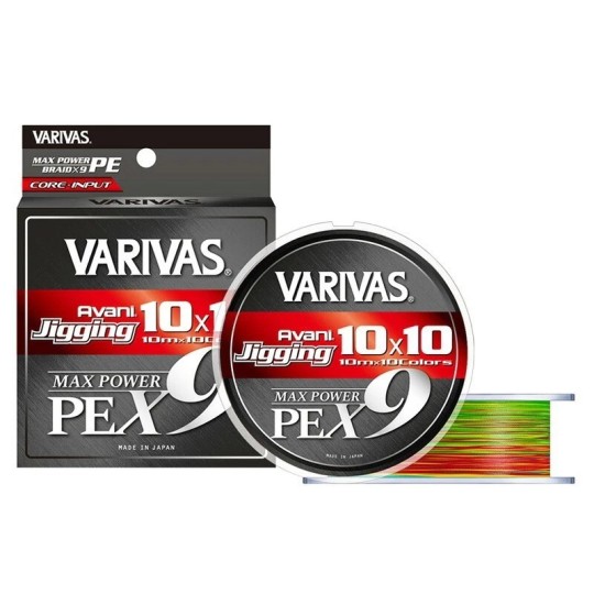 Geflochtene Angelschnur Varivas Avani Jigging X9 300m