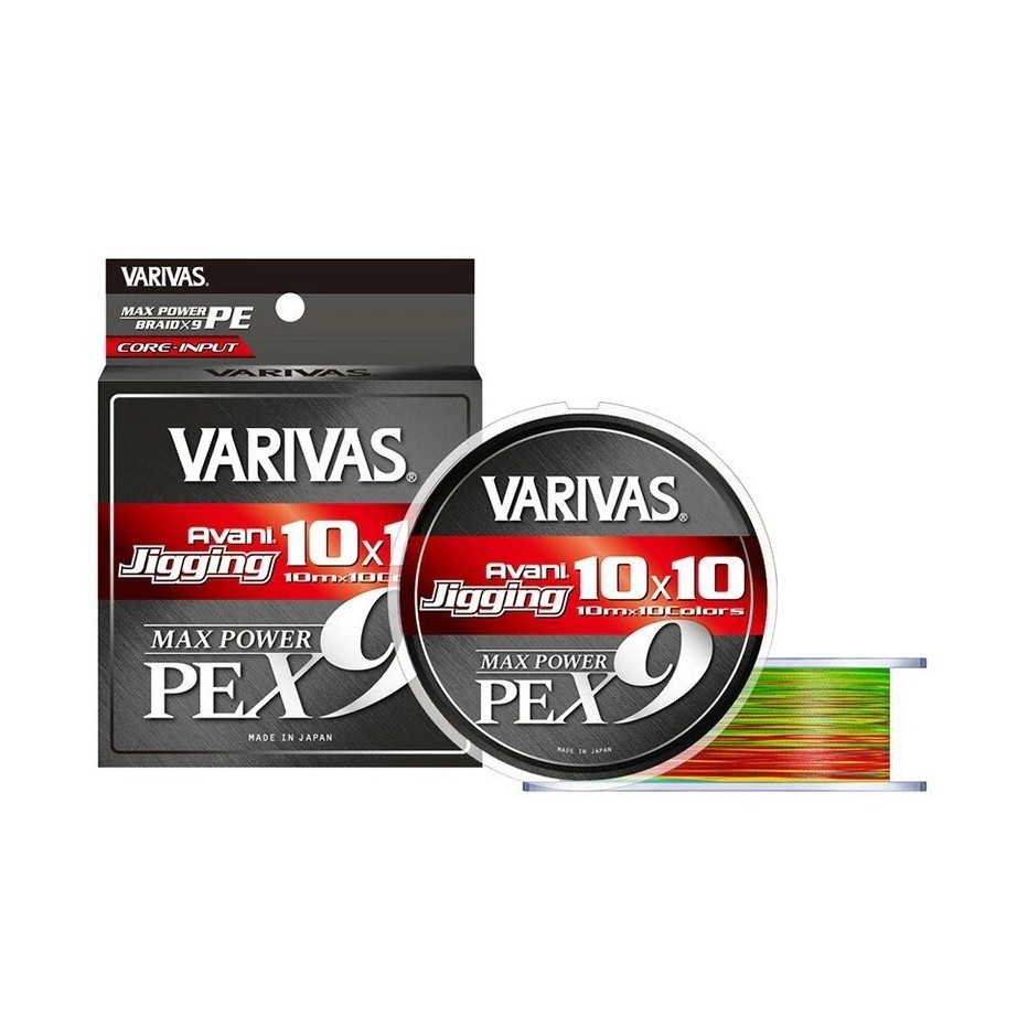Geflochtene Angelschnur Varivas Avani Jigging X9 300m