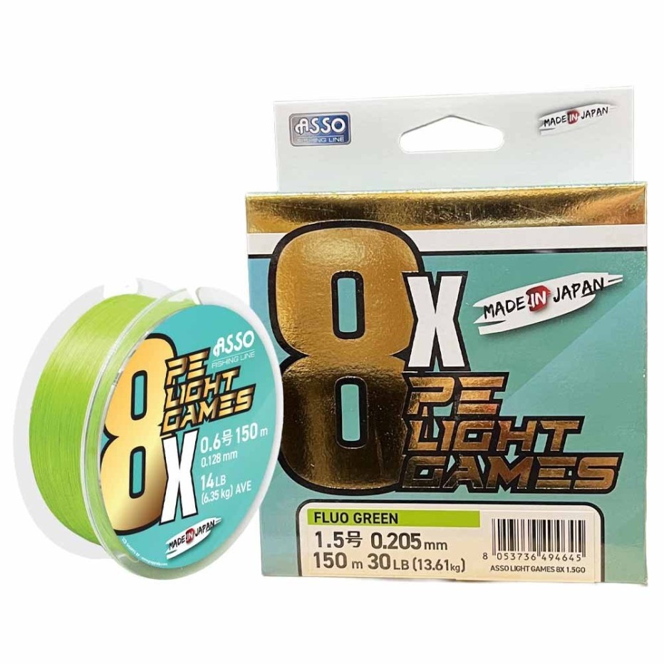 Braid Asso Lure Braid 8X PE Green