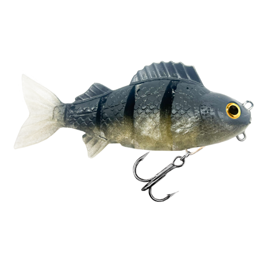 Leurre Souple Delalande Sosy 12 cm - Brochet / Black-bass