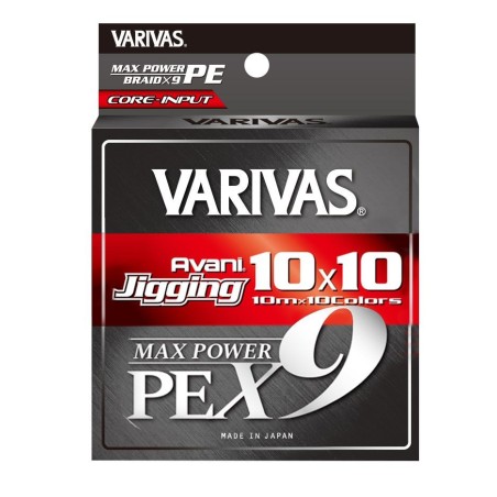 Hilo Trenzado Varivas Jigging 10 x 10 Max Power PE X9 - 1200m