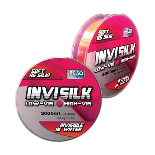 Nylon Asso Invisilk Rose 300m - Sans Mémoire