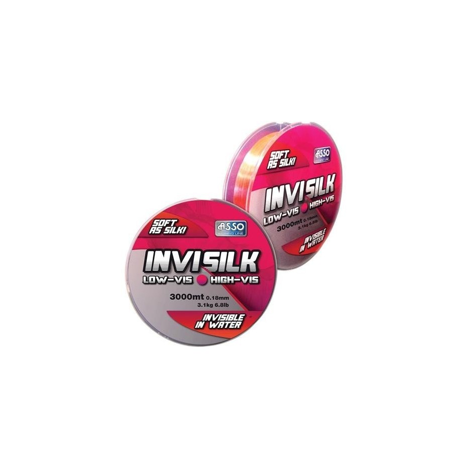 Nylon Asso Invisilk Rose 300m - Sans Mémoire