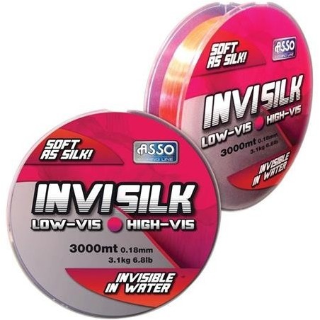 Nylon Asso Invisilk Pink 300 M