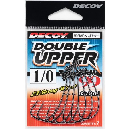 Hameçon Texan Worm 99 Double Upper / Anti-Herbe