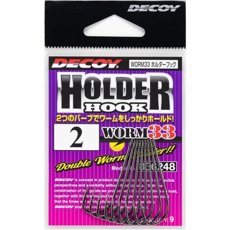 Anzuelo Decoy Anzuelo Worm 33 con sujeta-cebo - Finesse