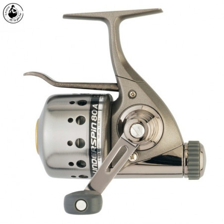 Carrete con capucha Daiwa Underspin 80 A - Cebos naturales
