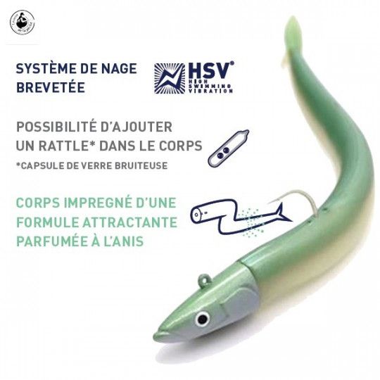 Combo Fiiish Crazy Sand Eel 150 Offshore - imitation sand eel