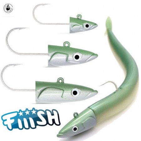 Fixed jig head Fiiish Crazy Sand Eel 150 - Deep - Offshore