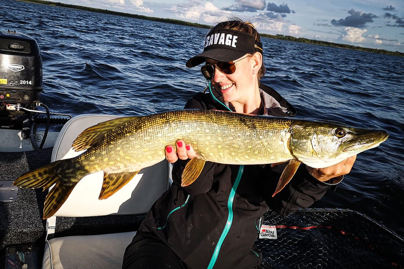 brochet pêche avec hameçon