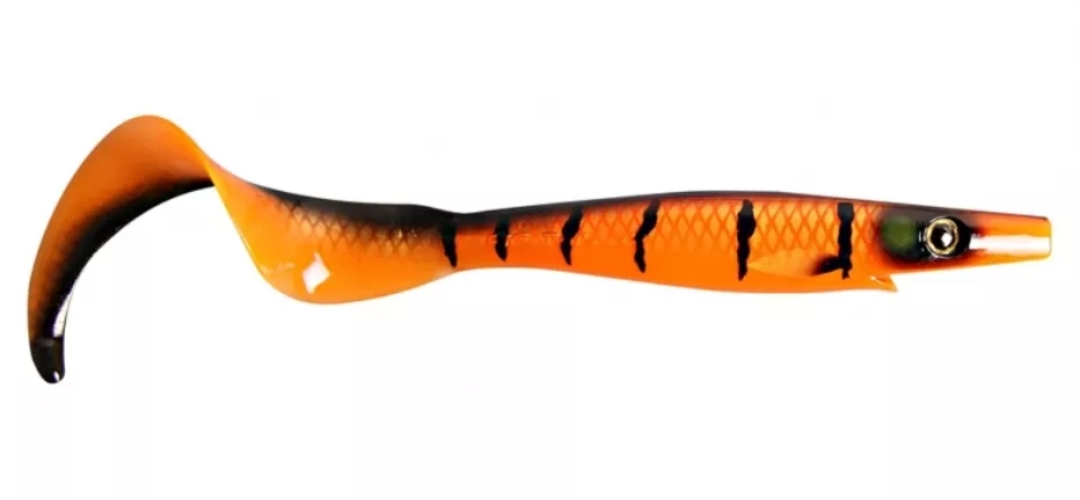 Leurre souple Pig Tail JR CWC Tiger Pike