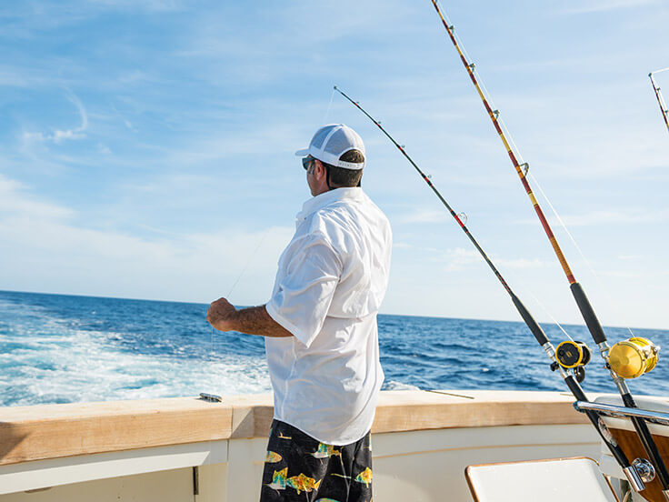 moulinet pêche en mer