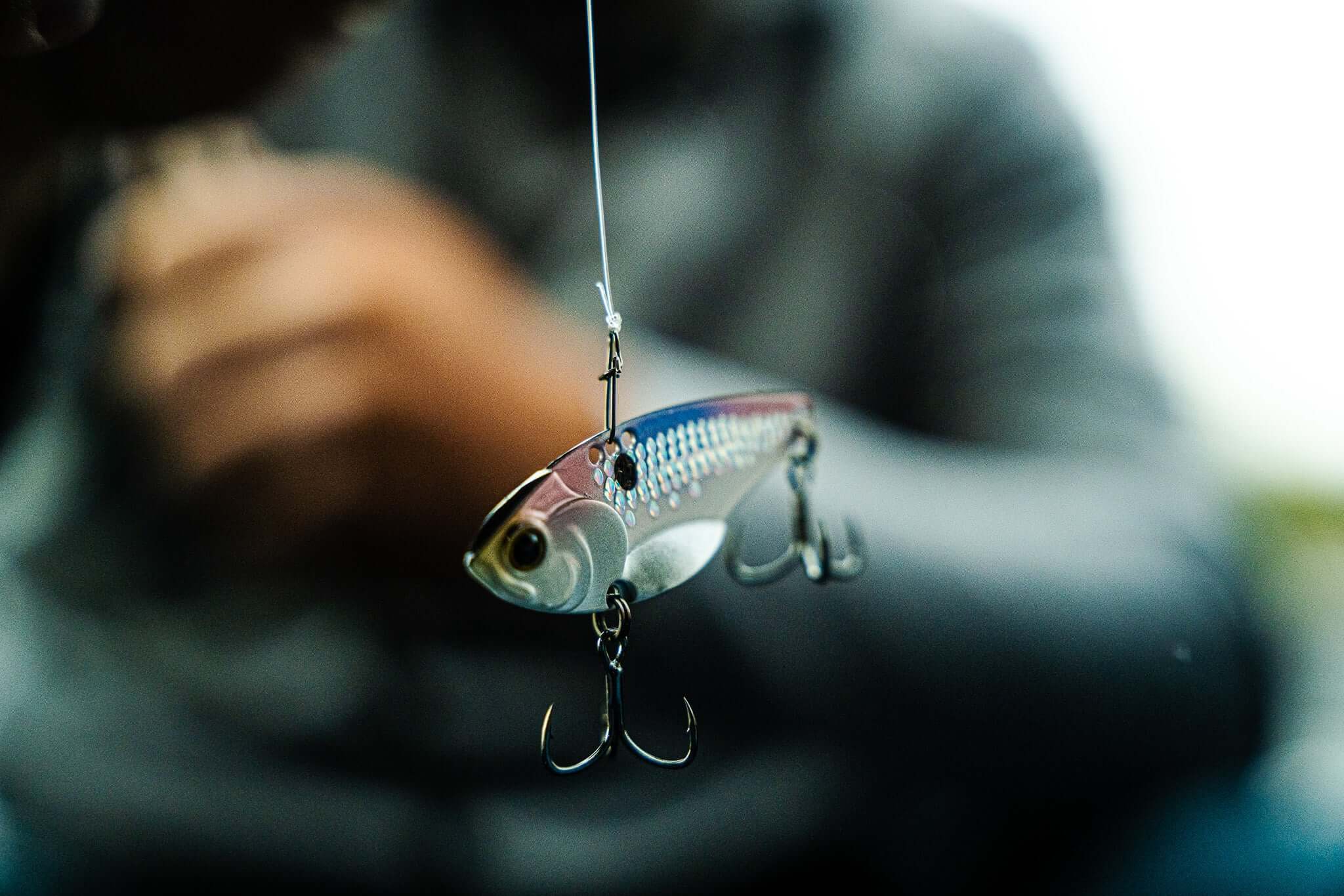 Un exemple de montage pour un leurre lame vibrante